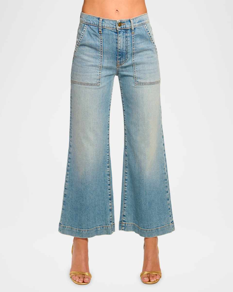 Clifford Cropped Wide-Leg Jeans